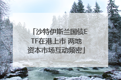 沙特伊斯兰国债ETF在港上市 两地资本市场互动频密